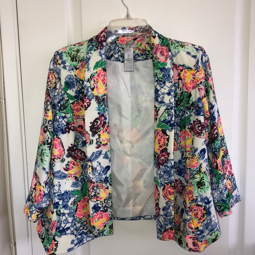Floral Print Blazer